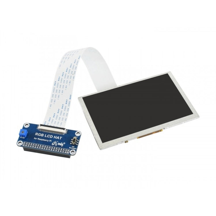 Waveshare 5.0 inch 800x480 IPS Display for Raspberry Pi, DPI interface, No Touch - Modules Expansions Accessories by Waveshare | Online Shopping South Africa | PMC TechLife | Buy Now Pay Later Mobicred