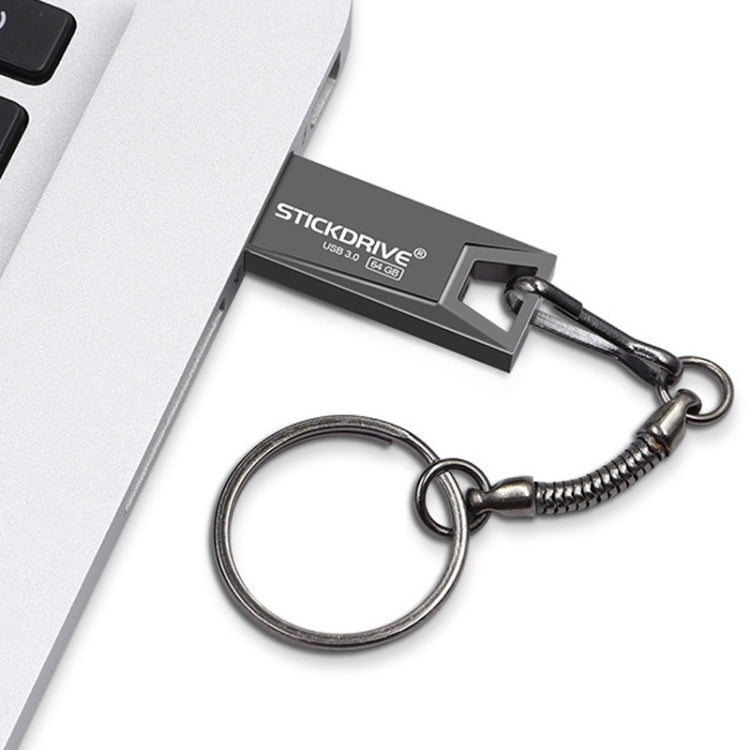 STICKDRIVE 64GB USB 3.0 High Speed Mini Metal U Disk (Silver Grey) - USB Flash Drives by STICKDRIVE | Online Shopping South Africa | PMC TechLife | Buy Now Pay Later Mobicred
