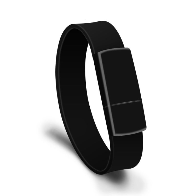 MicroDrive 64GB USB 2.0 Fashion Bracelet Wristband U Disk (Black) - USB Flash Drives by MicroDrive | Online Shopping South Africa | PMC TechLife | Buy Now Pay Later Mobicred