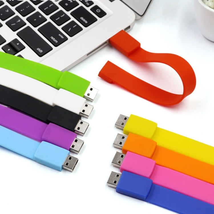 MicroDrive 128GB USB 2.0 Fashion Bracelet Wristband U Disk (Red) - free shipping - PMC Jewellery - Order now!