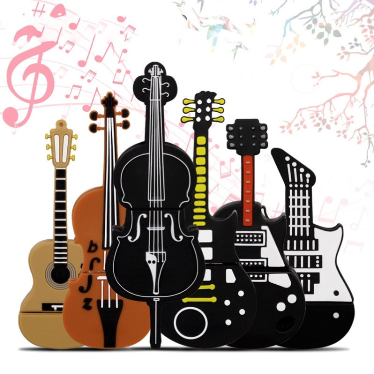 MicroDrive 64GB USB 2.0 Triangle Guitar U Disk - USB Flash Drives by MicroDrive | Online Shopping South Africa | PMC TechLife | Buy Now Pay Later Mobicred