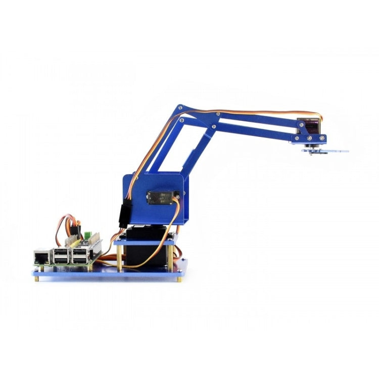 Waveshare 4-DOF Metal Robot Arm Kit for Raspberry Pi (Europe), Bluetooth / WiFi Remote Control, EU Plug - free shipping - PMC Jewellery - Order now!