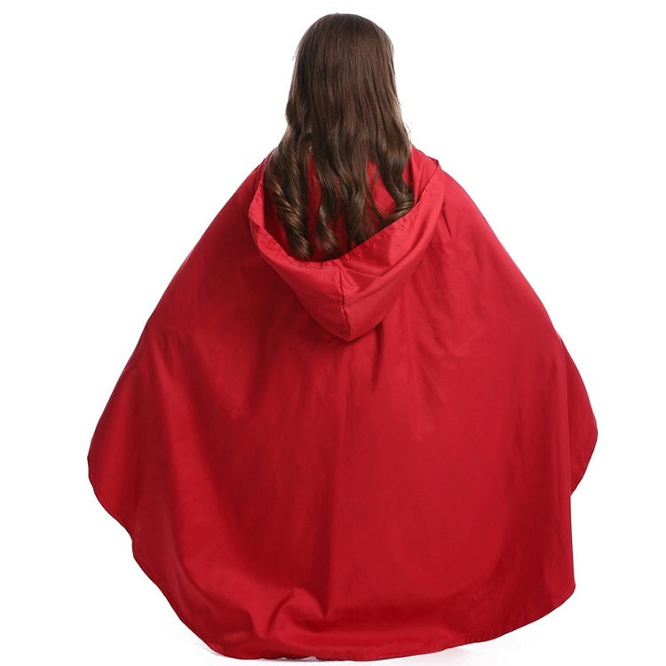 Little Red Riding Hood Parent Child Fairy Tale Drama Performance Costume Little Red Riding Hood Dress Little Maid Two Dress Halloween Costume (Color:Cape+Maid Size:L) - Clothing by PMC TechLife | Online Shopping South Africa | PMC TechLife