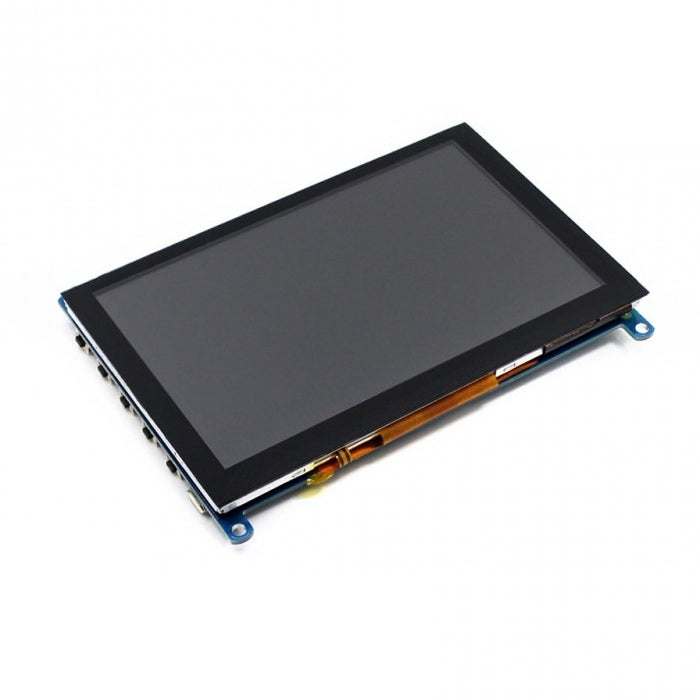 WAVESHARE 5 Inch HDMI LCD (H) 800x480 Touch Screen  for Raspberry Pi Supports Various Systems - LCD & LED Display Module by PMC TechLife | Online Shopping South Africa | PMC TechLife | Buy Now Pay Later Mobicred