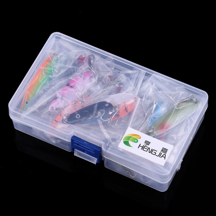 HENGJIA SPB30 30 PCS Sequin Set Metal Sequins False Bait Fresh Sea Bass Fishing Bait, Length: 2.5 to 4cm , Boxed - Fishing Lures by HENGJIA | Online Shopping South Africa | PMC TechLife