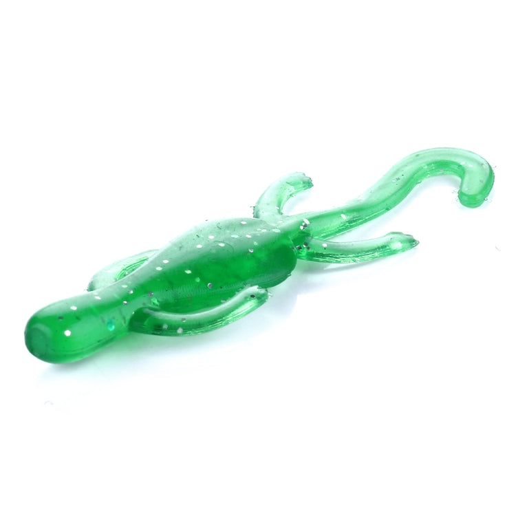 HENGJIA SO103 10 PCS 5cm/1g Gecko Shaped Simulation Fish Bait Soft Bait for Fishing (Green) - Fishing Lures by HENGJIA | Online Shopping South Africa | PMC TechLife | Buy Now Pay Later Mobicred