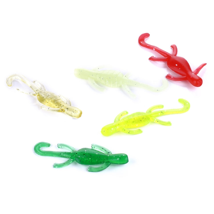 HENGJIA SO103 10 PCS 5cm/1g Gecko Shaped Simulation Fish Bait Soft Bait for Fishing (Green) - Fishing Lures by HENGJIA | Online Shopping South Africa | PMC TechLife | Buy Now Pay Later Mobicred