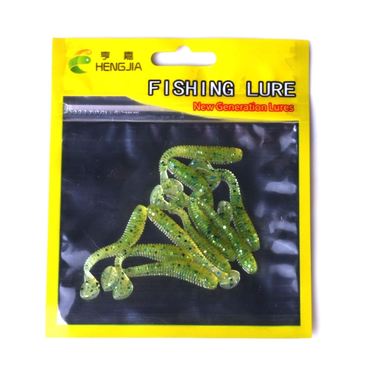 HENGJIA SO041 5cm/0.6g 10 PCS Fishing Wobbler Soft Jigging Fishing Lure Worm Swimbaits Silicone Bait - Fishing Lures by HENGJIA | Online Shopping South Africa | PMC TechLife | Buy Now Pay Later Mobicred
