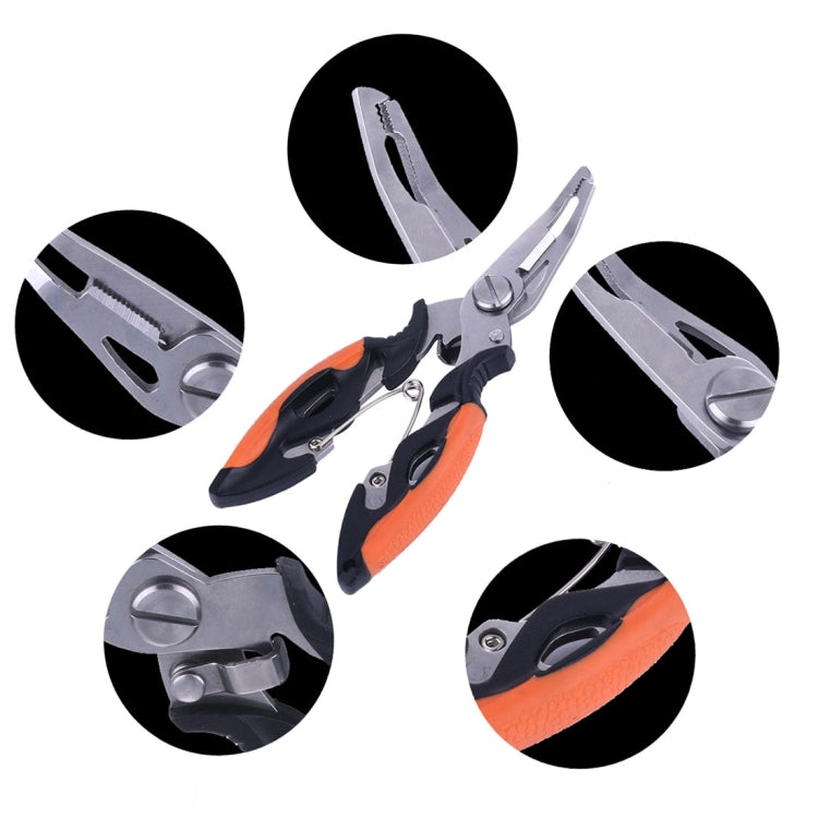 HENGJIA QT013 Multifunctional Stainless Steel Jaw Fishing Pliers Scissors Hook Removal Tool Line Cutter Fishing Tackle - Fish Gripper & Pliers by HENGJIA | Online Shopping South Africa | PMC TechLife | Buy Now Pay Later Mobicred