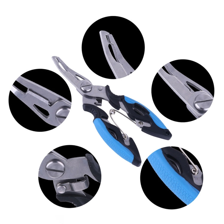 HENGJIA QT013 Multifunctional Stainless Steel Jaw Fishing Pliers Scissors Hook Removal Tool Line Cutter Fishing Tackle - Fish Gripper & Pliers by HENGJIA | Online Shopping South Africa | PMC TechLife