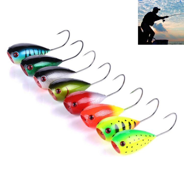 HENGJIA PO036 8 PCS 8cm/13g Big Mouth Single Hook Hitting Water Wave Hard Bait Lure Outdoor Fishing Gear Lure Fishing Bait Fishing Tackle - Fishing Lures by HENGJIA | Online Shopping South Africa | PMC TechLife | Buy Now Pay Later Mobicred