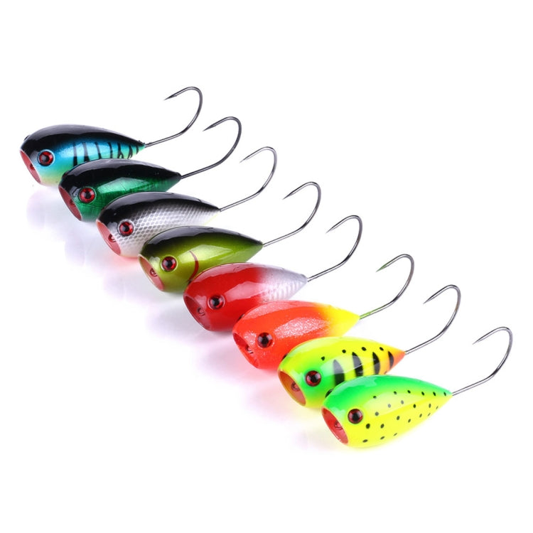 HENGJIA PO036 8 PCS 8cm/13g Big Mouth Single Hook Hitting Water Wave Hard Bait Lure Outdoor Fishing Gear Lure Fishing Bait Fishing Tackle - Fishing Lures by HENGJIA | Online Shopping South Africa | PMC TechLife | Buy Now Pay Later Mobicred