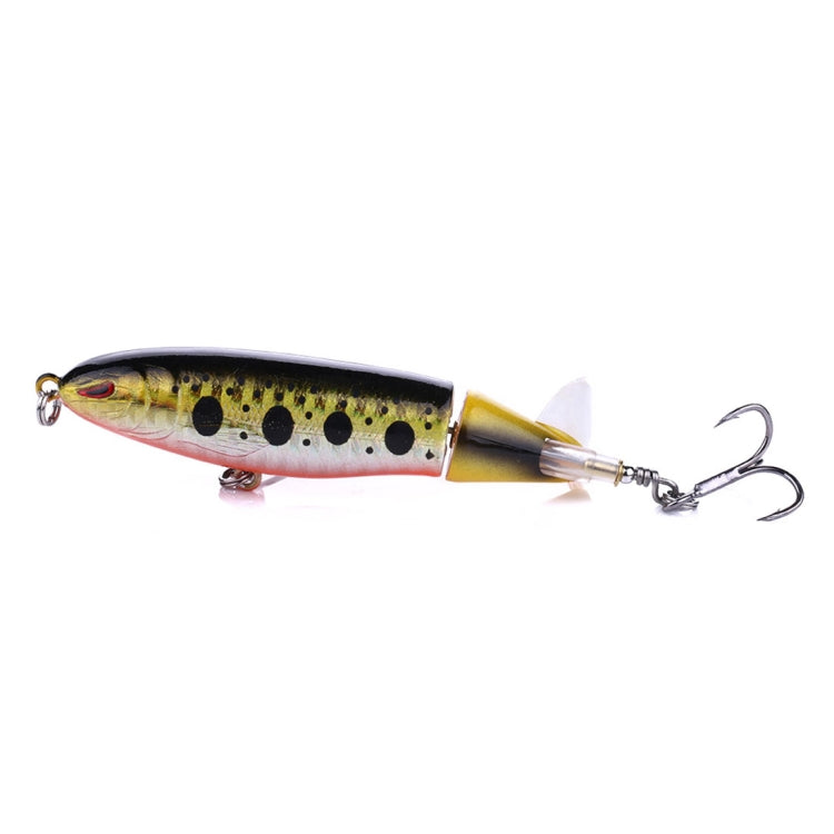 HENGJIA PE018 10cm/13g Propeller Tractor Shaped Hard Baits Fishing Lures Tackle Baits Fit Saltwater and Freshwater (3#) - free shipping - PMC TechLife - Order now!