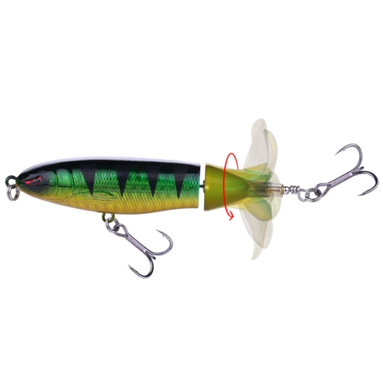 HENGJIA PE018 10cm/13g Propeller Tractor Shaped Hard Baits Fishing Lures Tackle Baits Fit Saltwater and Freshwater (5#) - Fishing Lures by HENGJIA | Online Shopping South Africa | PMC TechLife
