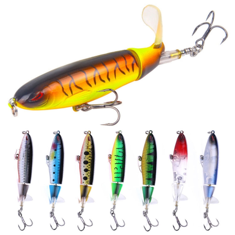 HENGJIA PE018 10cm/13g Propeller Tractor Shaped Hard Baits Fishing Lures Tackle Baits Fit Saltwater and Freshwater (7#) - free shipping - PMC TechLife - Order now!