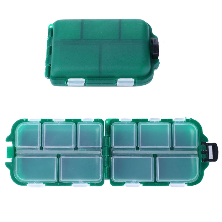 HENGJIA qt061-1 Ten Grid Clamshell Fishing Gear Storage Fishing Tackle Box - Storage Boxes & Storage Bags by HENGJIA | Online Shopping South Africa | PMC TechLife | Buy Now Pay Later Mobicred