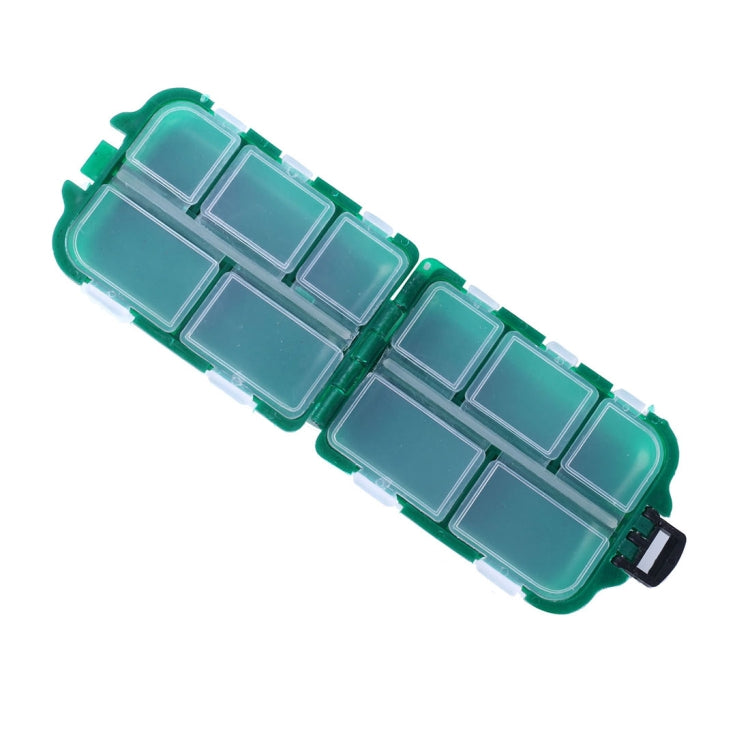HENGJIA qt061-1 Ten Grid Clamshell Fishing Gear Storage Fishing Tackle Box - Storage Boxes & Storage Bags by HENGJIA | Online Shopping South Africa | PMC TechLife | Buy Now Pay Later Mobicred