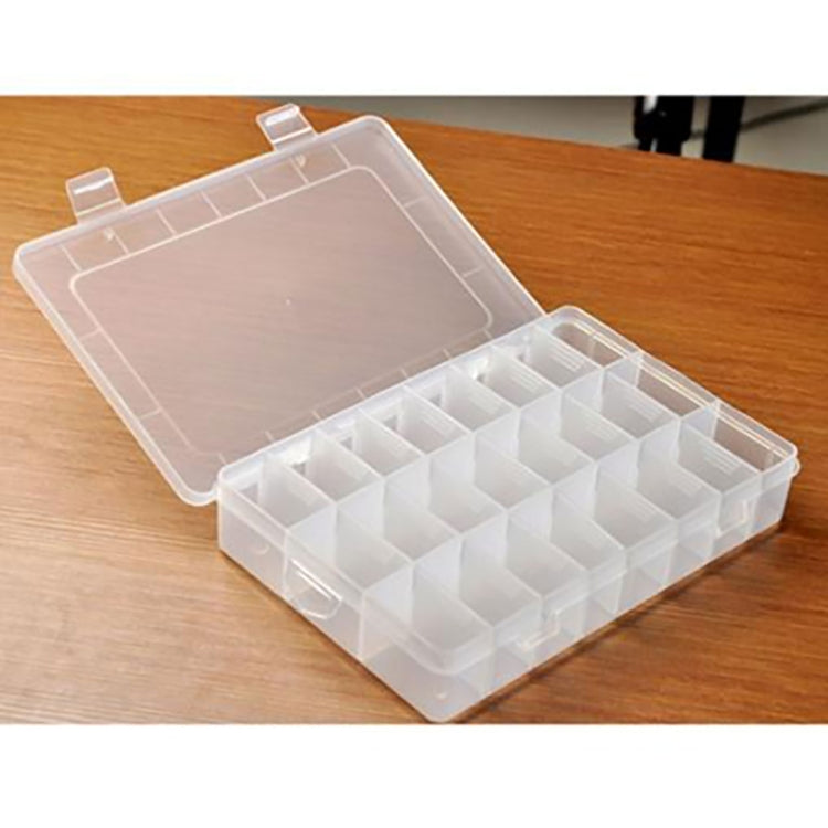 HENGJIA qt022 Twenty Four Grid Waterproof Multifunction Fishing Tool Gear Storage Transparent Fishing Tackle Box - Storage Boxes & Storage Bags by HENGJIA | Online Shopping South Africa | PMC TechLife | Buy Now Pay Later Mobicred