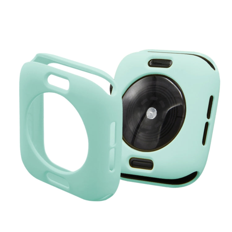 ENKAY Hat-Prince 2 in 1 TPU Semi-clad Protective Shell + 3D Full Screen PET Curved Heat Bending HD Screen Protector for Apple Watch Series 5 & 4 44mm(Green) - Watch Cases by ENKAY | Online Shopping South Africa | PMC TechLife | Buy Now Pay Later Mobicred