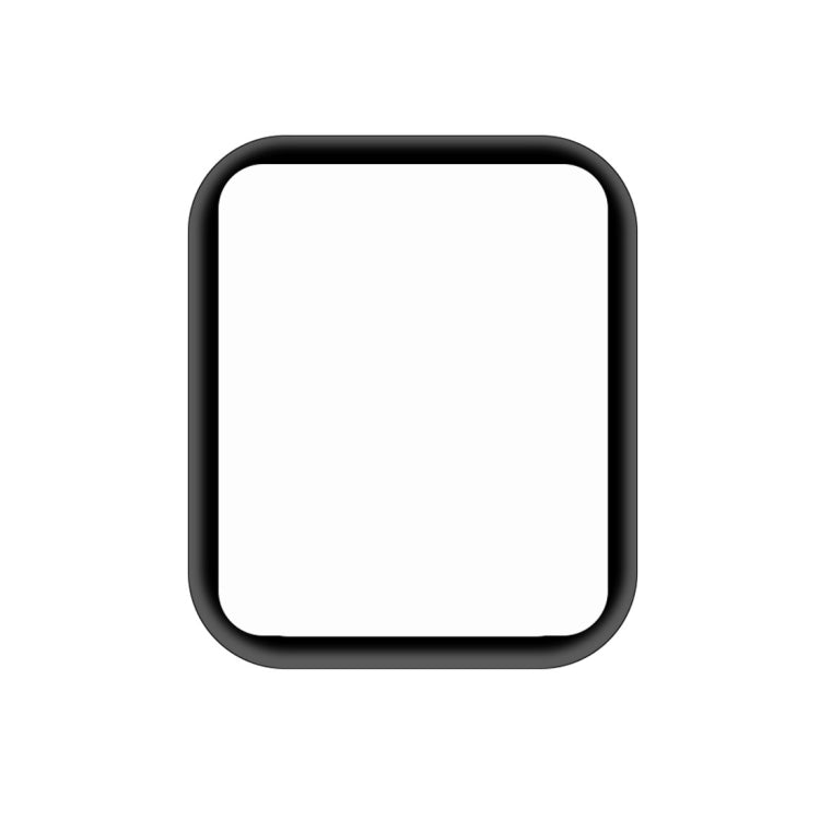 ENKAY Hat-Prince 3D Full Screen Electroplating PET Curved Heat Bending HD Screen Protector for Apple Watch Series 4 44mm(Black) - Watch Cases by ENKAY | Online Shopping South Africa | PMC TechLife | Buy Now Pay Later Mobicred