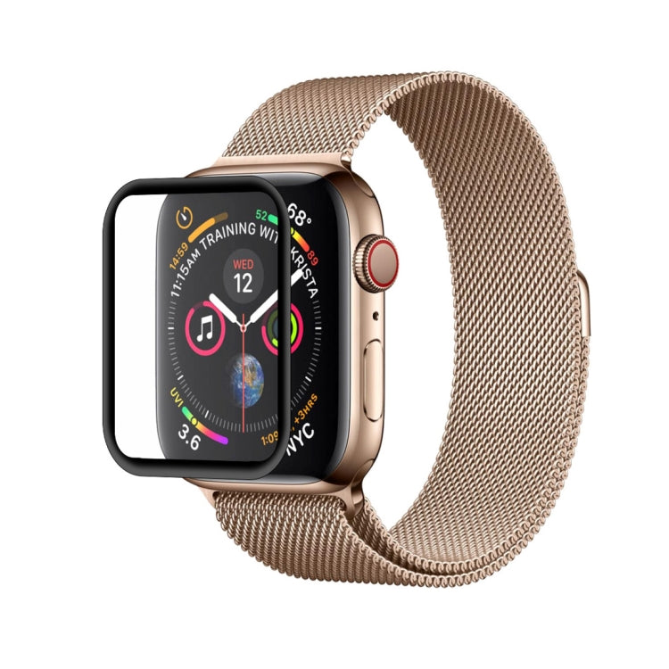 2 PCS ENKAY Hat-Prince 3D Full Screen PET + 3D Full Screen Electroplating PET Curved Heat Bending HD Screen Protector for Apple Watch Series 4 44mm - Watch Cases by ENKAY | Online Shopping South Africa | PMC TechLife | Buy Now Pay Later Mobicred