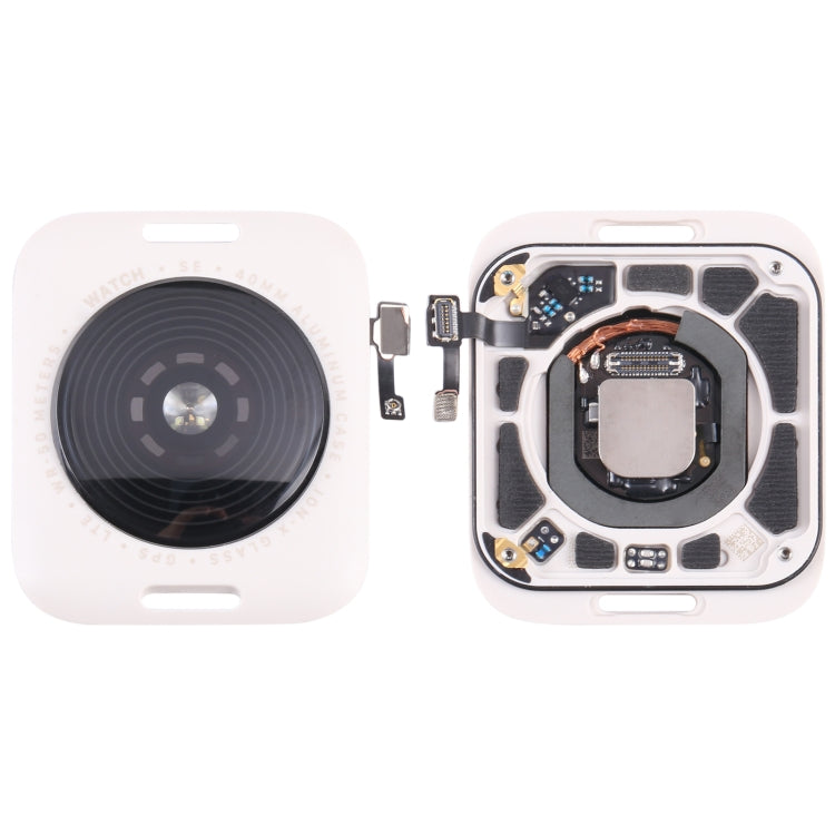 Glass Back Cover With Wireless Charging Coil For Apple Watch Series SE 2022 40mm GPS Edition(Starlight Color) - Back Cover by PMC TechLife | Online Shopping South Africa | PMC TechLife | Buy Now Pay Later Mobicred