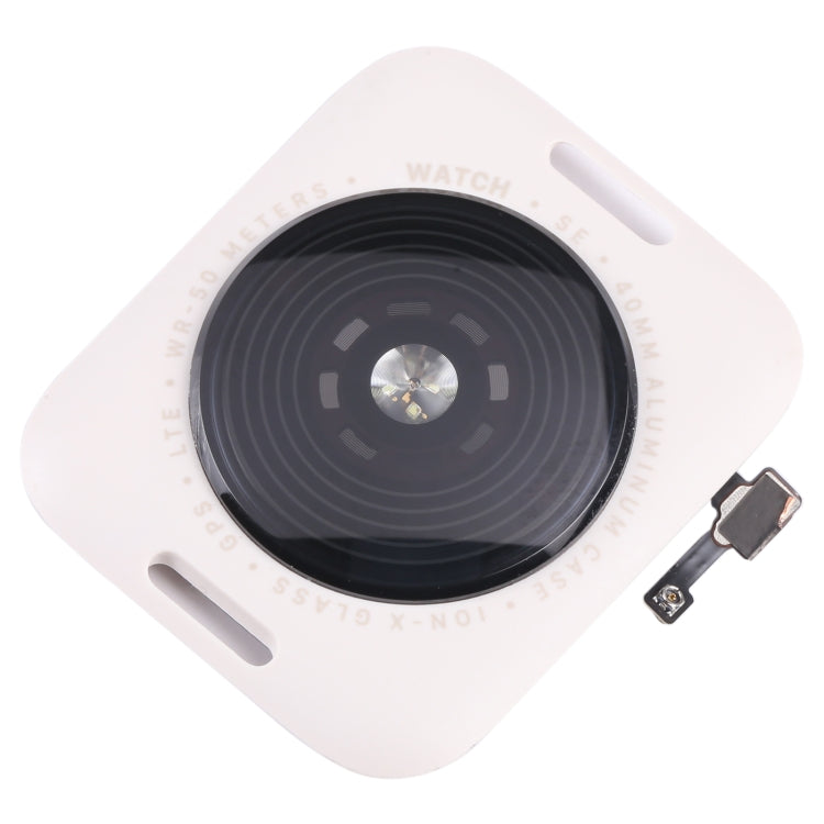 Glass Back Cover With Wireless Charging Coil For Apple Watch Series SE 2022 40mm LTE Edition (Starlight) - Back Cover by PMC TechLife | Online Shopping South Africa | PMC TechLife