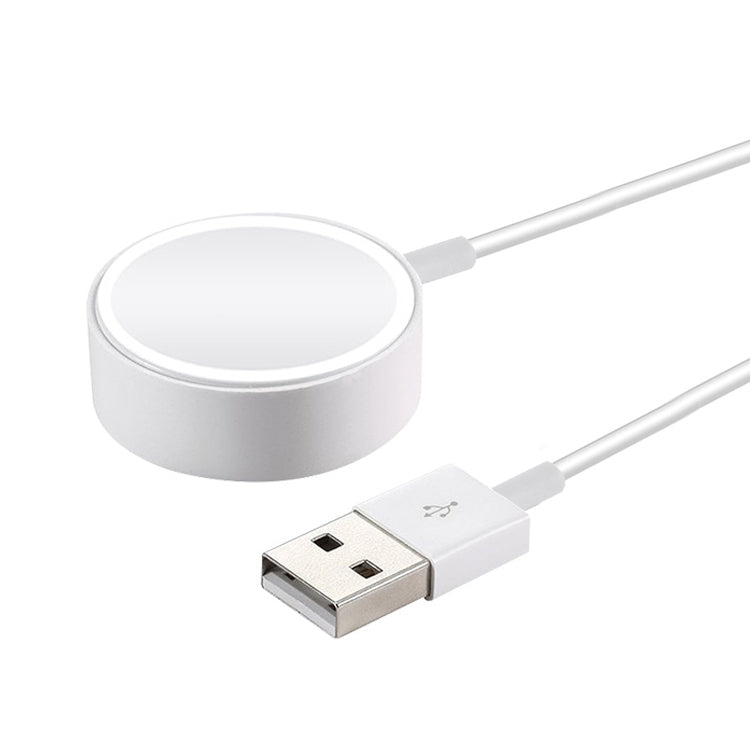 1m Magnetic Wireless Charger for Apple Watch Series Ultra & 10 / 9 / 8 / 7 / 6 / 5 / 4 / 3 / 2(White) - Charger / Holder by PMC TechLife | Online Shopping South Africa | PMC TechLife | Buy Now Pay Later Mobicred