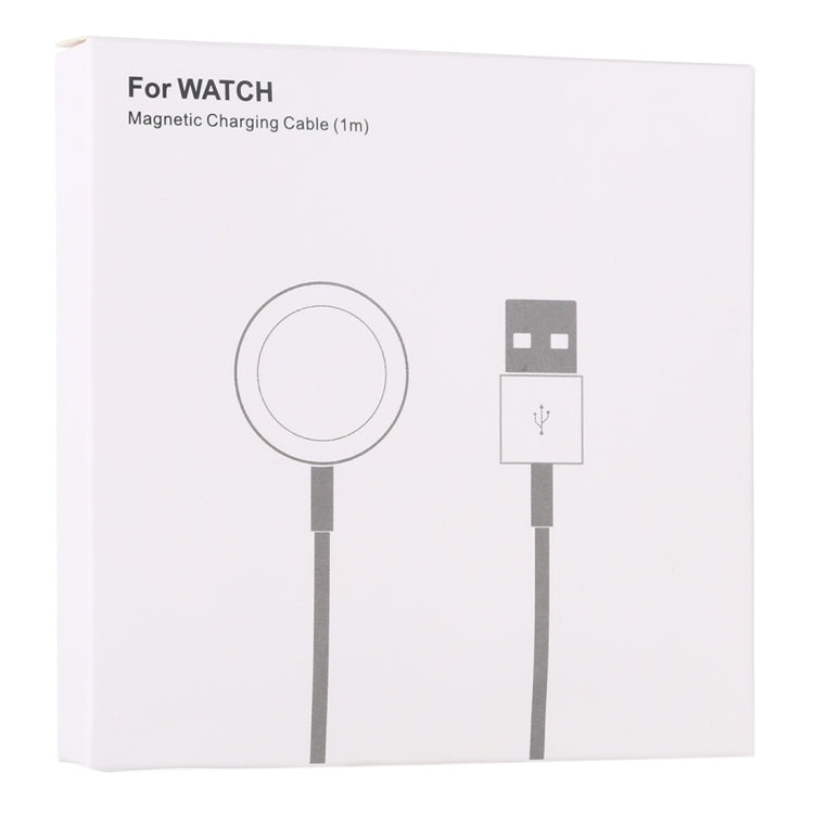 1m Magnetic Wireless Charger for Apple Watch Series Ultra & 10 / 9 / 8 / 7 / 6 / 5 / 4 / 3 / 2(White) - Charger / Holder by PMC TechLife | Online Shopping South Africa | PMC TechLife | Buy Now Pay Later Mobicred