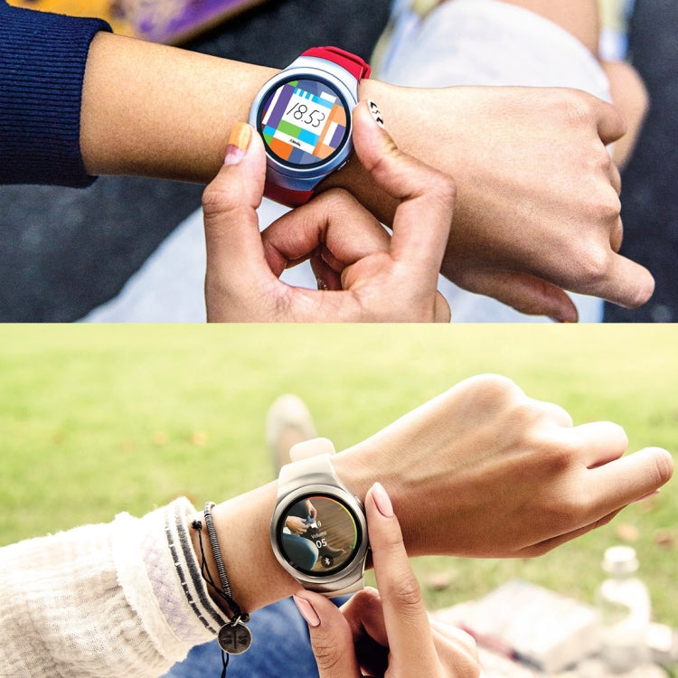 For Samsung Gear S2 Sport / Gear S2 Watch Solid Color Silicone Watchband(White) - Watch Bands by PMC TechLife | Online Shopping South Africa | PMC TechLife | Buy Now Pay Later Mobicred