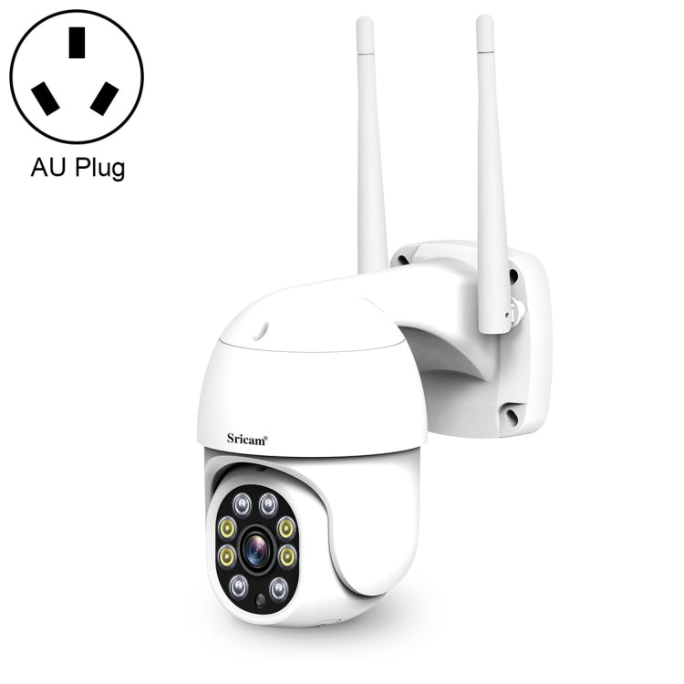 Sricam SP028 1080P HD Outdoor PTZ Camera, Support Two Way Audio / Motion Detection / Humanoid Detection / Color Night Vision / TF Card, AU Plug - Wireless Camera by Sricam | Online Shopping South Africa | PMC TechLife