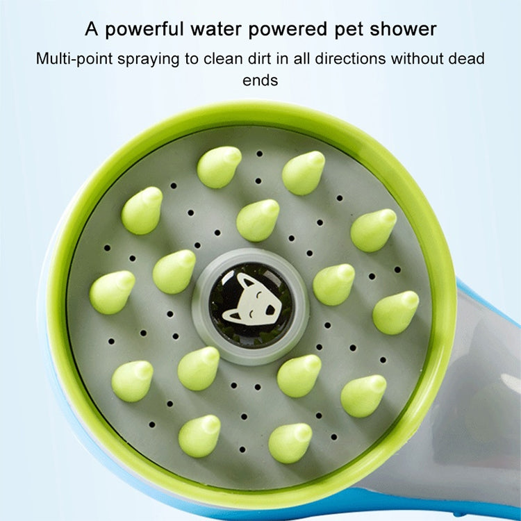 Pet Shower Shower Brush with Non-slip Handle Nozzle(White) - Grooming by PMC TechLife | Online Shopping South Africa | PMC TechLife | Buy Now Pay Later Mobicred
