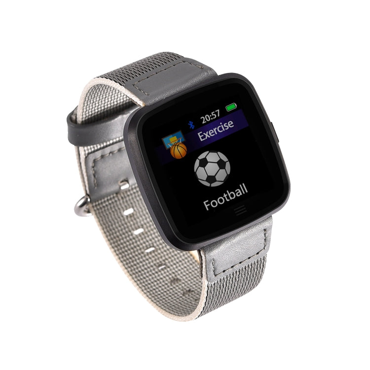 DTNO.1 G12 1.3 inches OLED Color Screen Smart Bracelet IP67 Waterproof, Nylon Watchband, Support Call Reminder /Heart Rate Monitoring /Sedentary Reminder /Multi-sport Mode(Black) - free shipping - PMC TechLife - Order now!