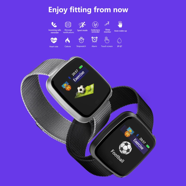 DTNO.1 G12 1.3 inches OLED Color Screen Smart Bracelet IP67 Waterproof, Nylon Watchband, Support Call Reminder /Heart Rate Monitoring /Sedentary Reminder /Multi-sport Mode(Grey) - free shipping - PMC TechLife - Order now!