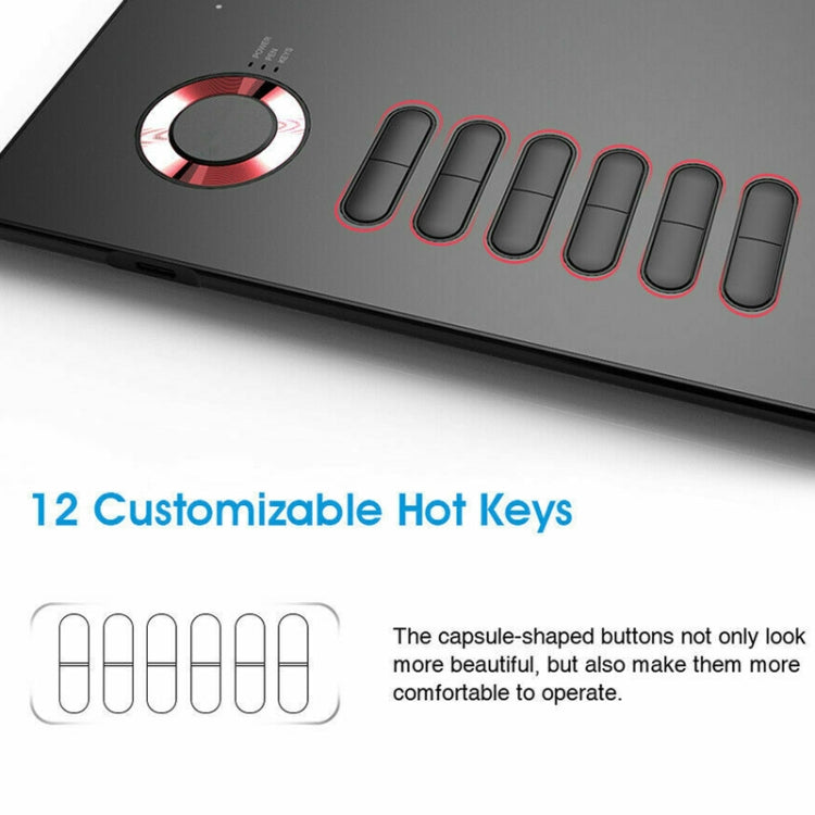 VEIKK A15 10x6 inch 5080 LPI Smart Touch Electronic Graphic Tablet, with Type-C Interface(Blue) - free shipping - PMC TechLife - Order now!