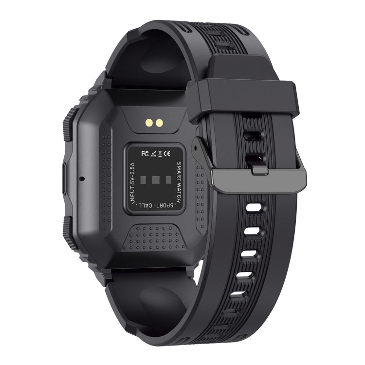 KR06 Waterproof Pedometer Sport Smart Watch, Support Heart Rate / Blood Pressure Monitoring / BT Calling(Black) - Smart Watches by PMC TechLife | Online Shopping South Africa | PMC TechLife | Buy Now Pay Later Mobicred
