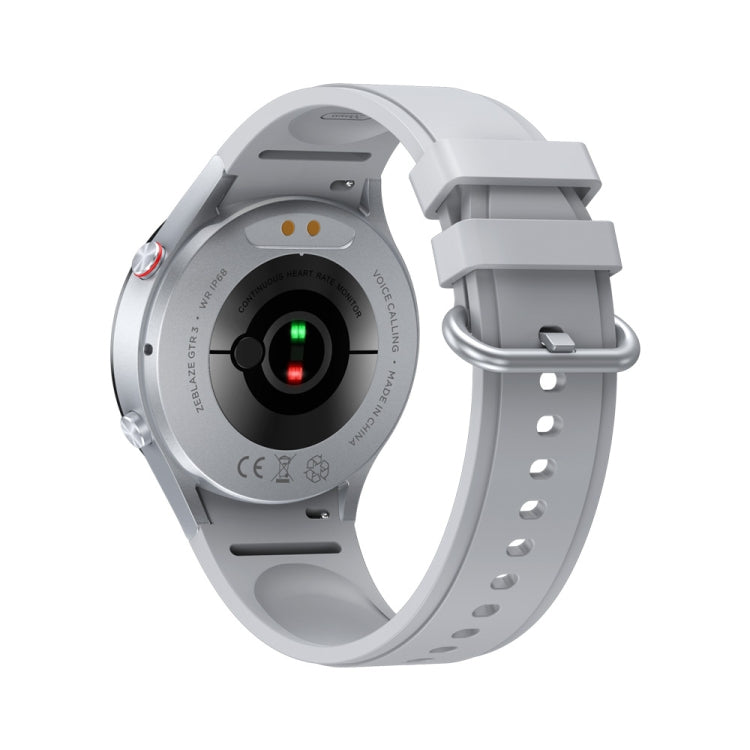Zeblaze GTR 3 1.32 inch Smart Watch, Support Voice Calling / Heart Rate / Blood Oxygen / On-Wrist Skin Temperature / Sport Modes (Silver) - free shipping - PMC TechLife - Order now!