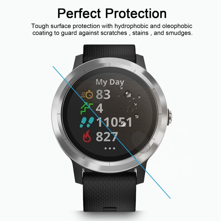 ENKAY Hat-Prince 0.2mm 9H 2.15D Curved Edge Tempered Glass Film for Garmin Vivoactive 3 trainer - free shipping - PMC TechLife - Order now!