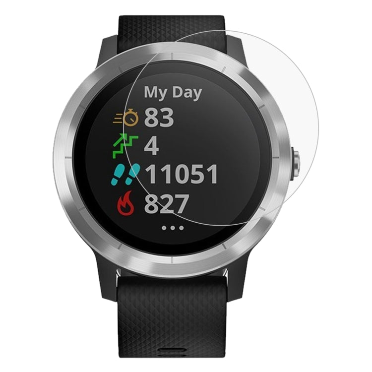 2 PCS ENKAY Hat-Prince 0.2mm 9H 2.15D Curved Edge Tempered Glass Film for Garmin Vivoactive 3 trainer - Screen Protector by ENKAY | Online Shopping South Africa | PMC TechLife | Buy Now Pay Later Mobicred