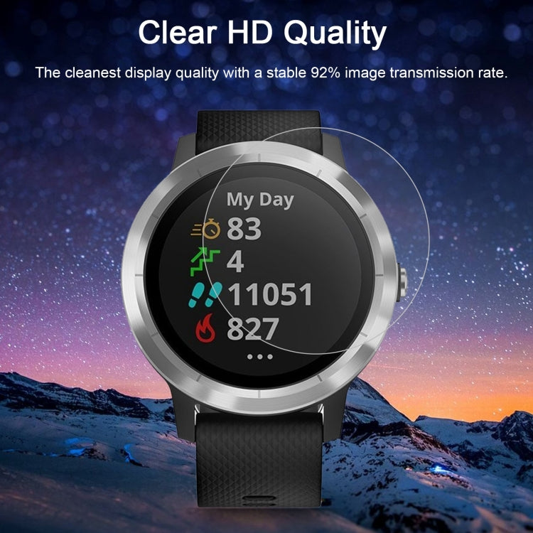 2 PCS ENKAY Hat-Prince 0.2mm 9H 2.15D Curved Edge Tempered Glass Film for Garmin Vivoactive 3 trainer - Screen Protector by ENKAY | Online Shopping South Africa | PMC TechLife | Buy Now Pay Later Mobicred