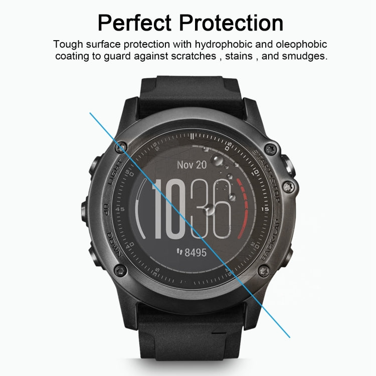 ENKAY Hat-Prince for Garmin Fenix 3 HR Smart Watch 0.2mm 9H Surface Hardness 2.15D Curved Edge Tempered Glass Film - Screen Protector by ENKAY | Online Shopping South Africa | PMC TechLife | Buy Now Pay Later Mobicred