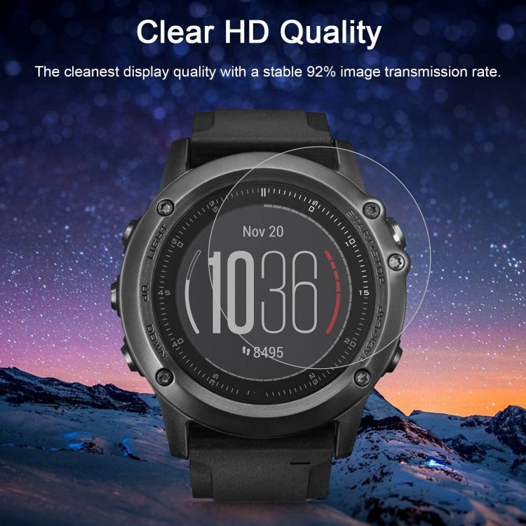 ENKAY Hat-Prince for Garmin Fenix 3 HR Smart Watch 0.2mm 9H Surface Hardness 2.15D Curved Edge Tempered Glass Film - Screen Protector by ENKAY | Online Shopping South Africa | PMC TechLife | Buy Now Pay Later Mobicred