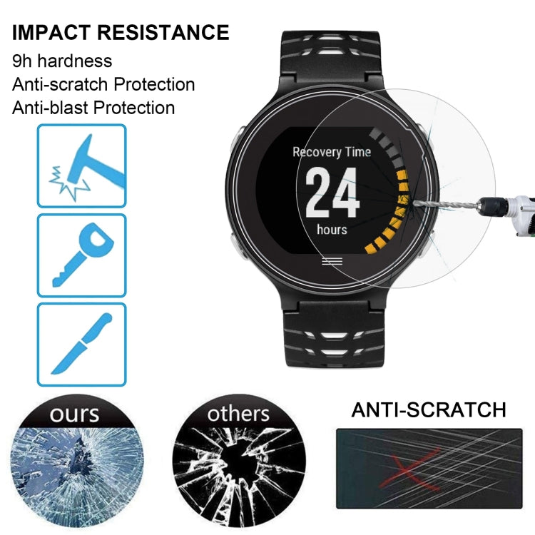 ENKAY Hat-Prince for Garmin Compatible witherunner 630 Smart Watch 0.2mm 9H Surface Hardness 2.15D Curved Edge Tempered Glass Film - Screen Protector by ENKAY | Online Shopping South Africa | PMC TechLife | Buy Now Pay Later Mobicred