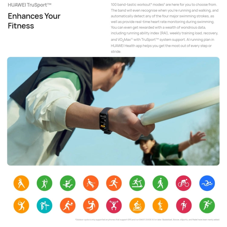 HUAWEI Band 8 Standard 1.47 inch AMOLED Smart Watch, Support Heart Rate / Blood Pressure / Blood Oxygen / Sleep Monitoring(Emerald) - free shipping - PMC TechLife - Order now!