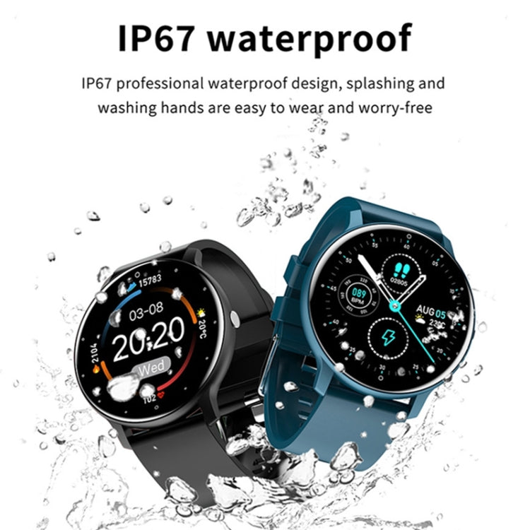 ZL02D 1.28 inch IP67 Waterproof Steel Band Smart Watch Support Heart Rate Monitoring (Blue) -  by PMC TechLife | Online Shopping South Africa | PMC TechLife