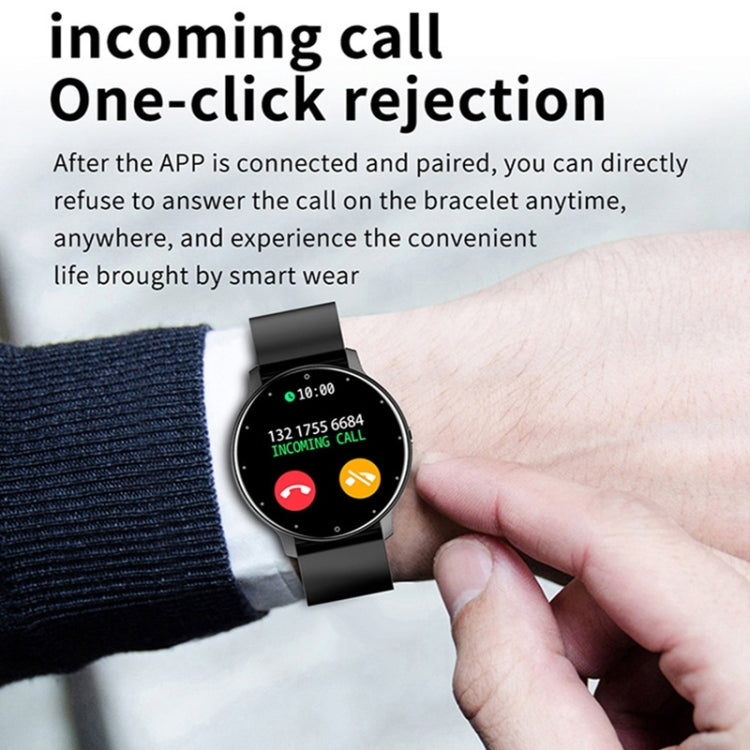 ZL02D 1.28 inch IP67 Waterproof Steel Band Smart Watch Support Heart Rate Monitoring (Blue) -  by PMC TechLife | Online Shopping South Africa | PMC TechLife