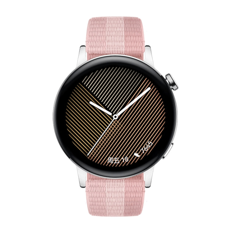 HUAWEI WATCH GT 3 Smart Watch 42mm Braided Wristband, 1.32 inch AMOLED Screen, Support Heart Rate Monitoring / GPS / 7-days Battery Life / NFC(Pink) - free shipping - PMC TechLife - Order now!