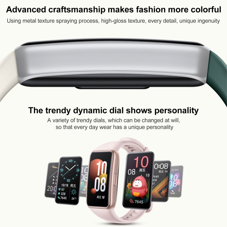 Honor Band 7 NFC, 1.47 inch AMOLED Screen, Support Heart Rate / Blood Oxygen / Sleep Monitoring(Pink) - free shipping - PMC TechLife - Order now!