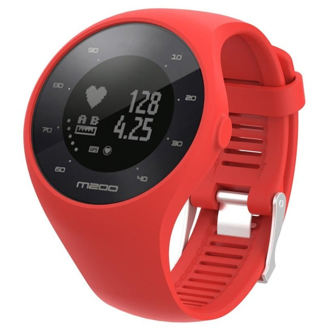 Silicone Sport Watch Band for POLAR M200(Red) -  by PMC TechLife | Online Shopping South Africa | PMC TechLife | Buy Now Pay Later Mobicred