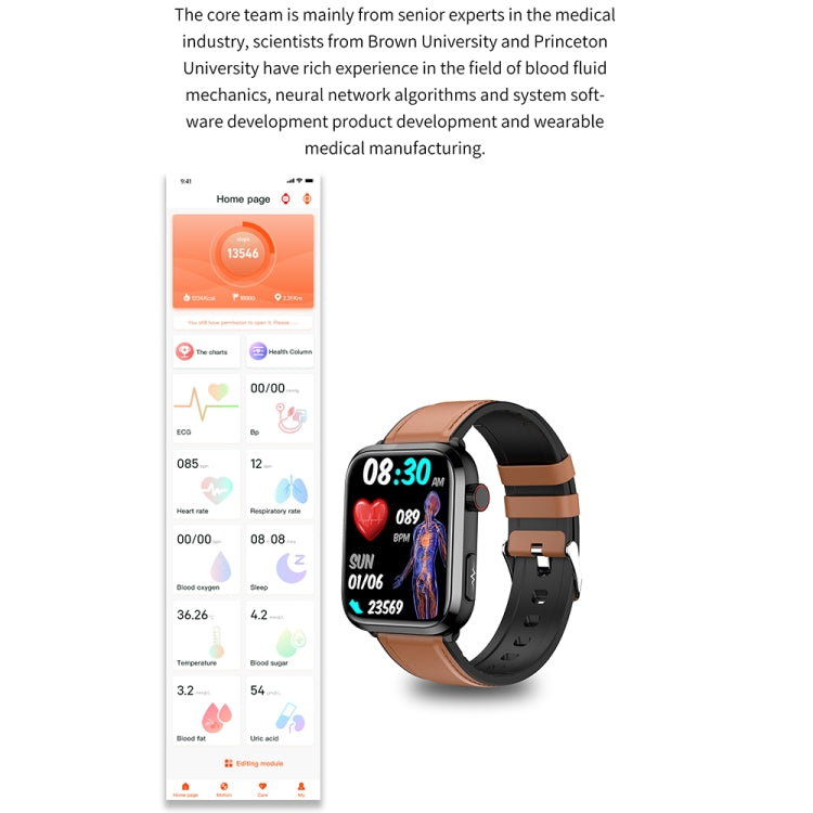 ET210 1.91 inch IPS Screen IP67 Waterproof Silicone Band Smart Watch, Support Body Temperature Monitoring / ECG (Black) - free shipping - PMC TechLife - Order now!